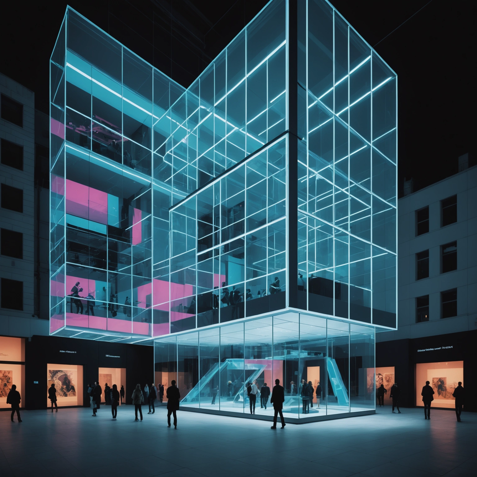 Современная галерея: искусство визуальных креативных форм