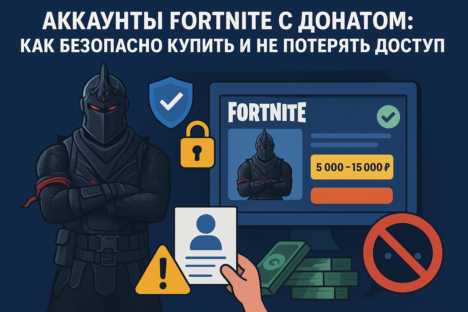 Аккаунты Fortnite с донатом: как безопасно купить и не потерять доступ